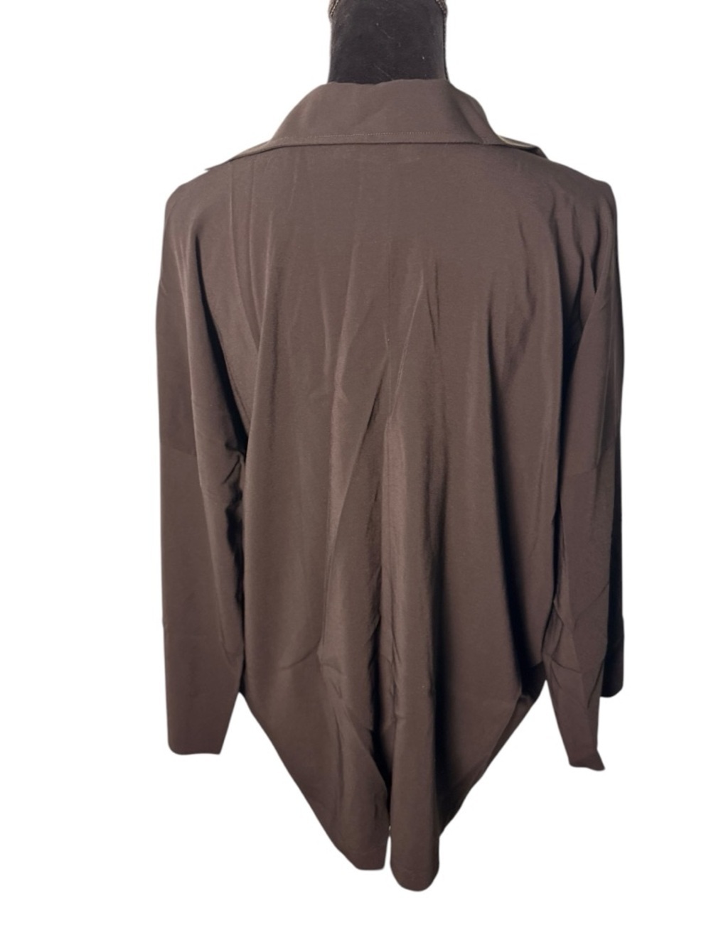 Vince. | Black Relaxed V-Neck Collared Tunic | Sz S - Picture 4 of 6